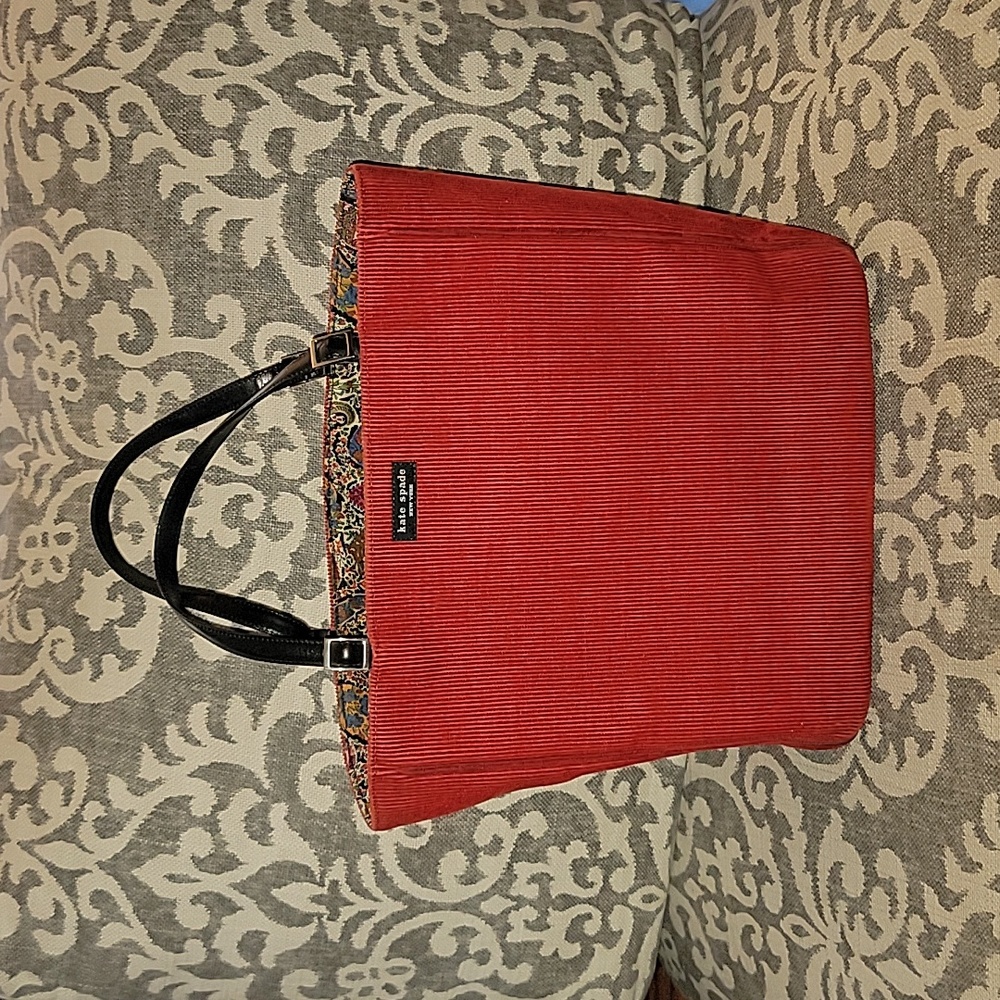 Kate Spade Corduroy Tote Handbag